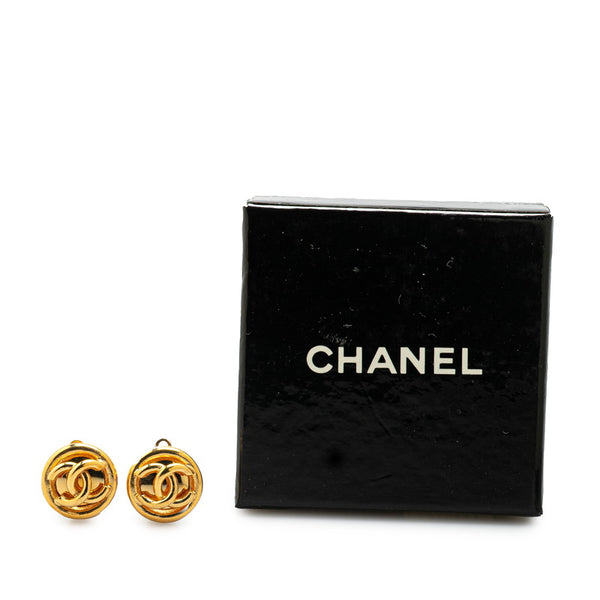 シャネル ヴィンテージ ココマーク イヤリング ゴールド メッキ レディース CHANEL 【中古】