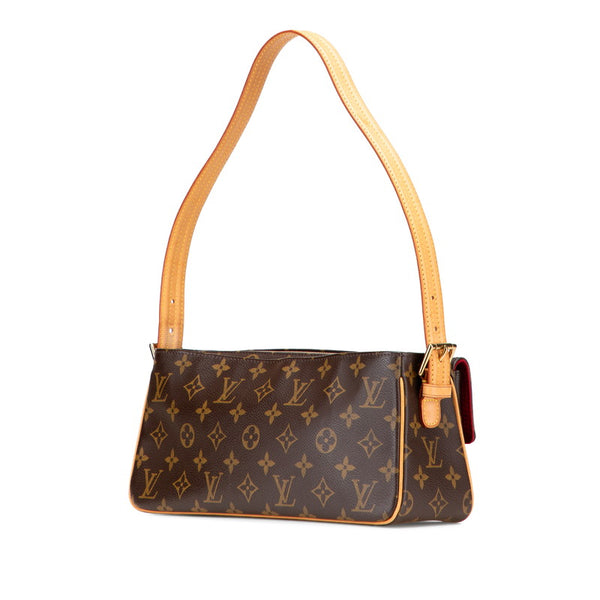 ルイ ヴィトン モノグラム ヴィバシテMM  ワンショルダーバッグ M51164 ブラウン PVC レザー レディース LOUIS VUITTON 【中古】