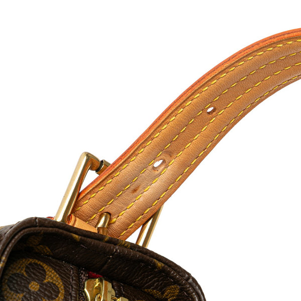 ルイ ヴィトン モノグラム ヴィバシテMM  ワンショルダーバッグ M51164 ブラウン PVC レザー レディース LOUIS VUITTON 【中古】