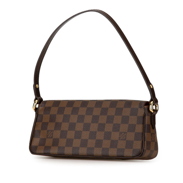 ルイ ヴィトン ダミエ ラヴェッロPM ショルダーバッグ N60007 ブラウン PVC レザー レディース LOUIS VUITTON 【中古】