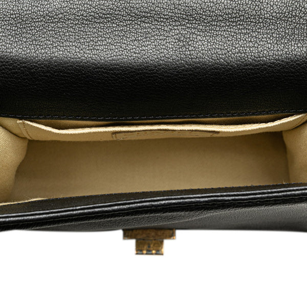 シャネル マトラッセ2.55 ハンドバッグ チェーン ショルダーバッグ 2WAY ブラック ラムスキン レディース CHANEL 【中古】