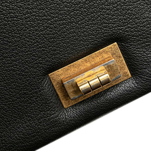 シャネル マトラッセ2.55 ハンドバッグ チェーン ショルダーバッグ 2WAY ブラック ラムスキン レディース CHANEL 【中古】
