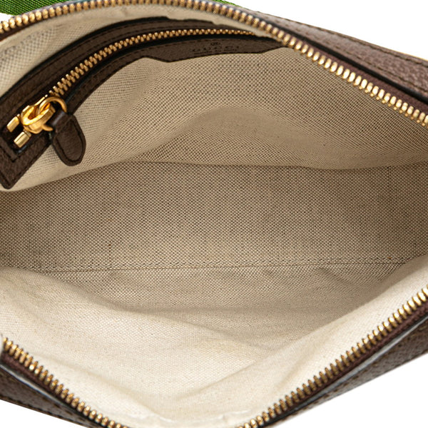 グッチ ジャンボGG ショルダーバッグ メッセンジャーバッグ 675891 ベージュ ブラウン キャンバス レザー レディース GUCCI 【中古】