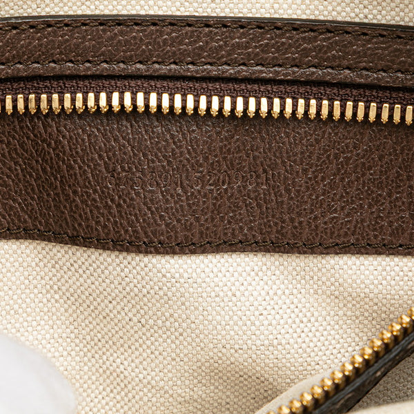 グッチ ジャンボGG ショルダーバッグ メッセンジャーバッグ 675891 ベージュ ブラウン キャンバス レザー レディース GUCCI 【中古】