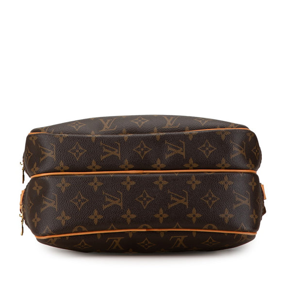 ルイ ヴィトン モノグラム  リポーターPM 斜め掛け ショルダーバッグ  M45254 ブラウン PVC レザー レディース LOUIS VUITTON 【中古】