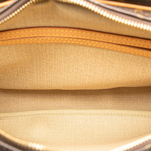 ルイ ヴィトン モノグラム  リポーターPM 斜め掛け ショルダーバッグ  M45254 ブラウン PVC レザー レディース LOUIS VUITTON 【中古】