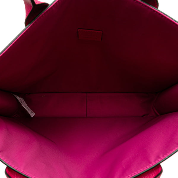 グッチ チルドレンズ マッシュルームプリント トートバッグ ハンドバッグ 550763 イエロー ピンク マルチカラー PVC キッズ GUCCI 【中古】