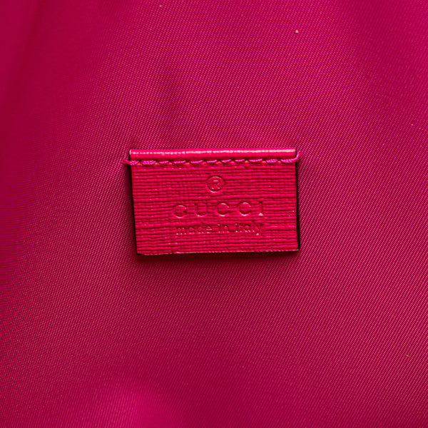 グッチ チルドレンズ マッシュルームプリント トートバッグ ハンドバッグ 550763 イエロー ピンク マルチカラー PVC キッズ GUCCI 【中古】