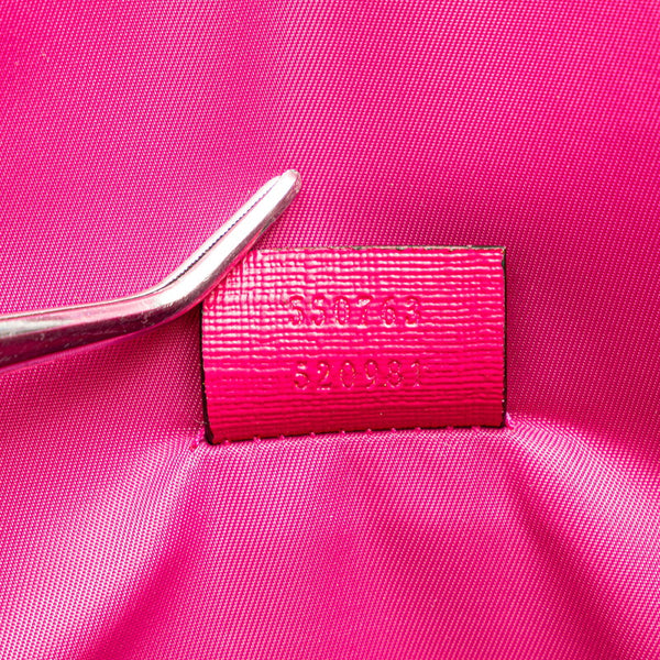 グッチ チルドレンズ マッシュルームプリント トートバッグ ハンドバッグ 550763 イエロー ピンク マルチカラー PVC キッズ GUCCI 【中古】