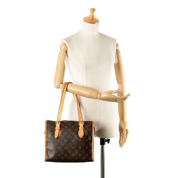ルイ ヴィトン モノグラム ポパンクール オ ハンドバッグ M40007 ブラウン PVC レザー レディース LOUIS VUITTON 【中古】