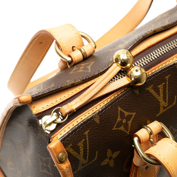ルイ ヴィトン モノグラム ポパンクール オ ハンドバッグ M40007 ブラウン PVC レザー レディース LOUIS VUITTON 【中古】