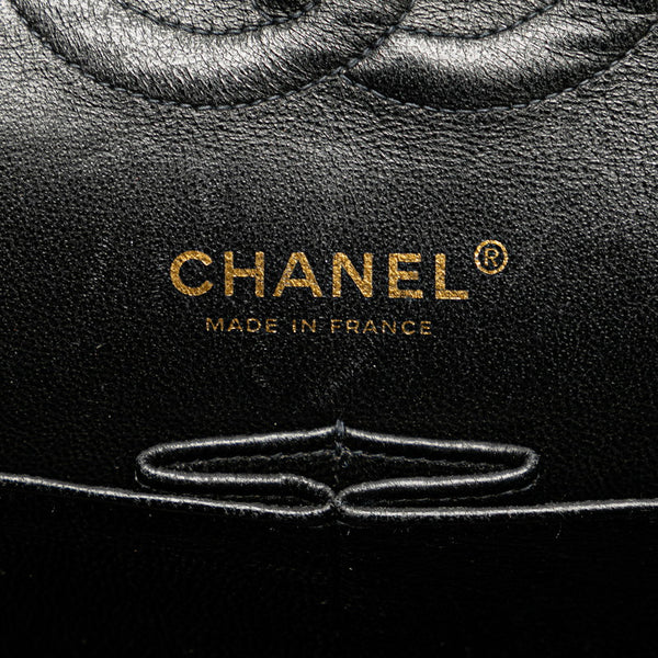 シャネル ココマーク マトラッセ25 チェーン ショルダーバッグ  ブラック キャビアスキン レディース CHANEL 【中古】