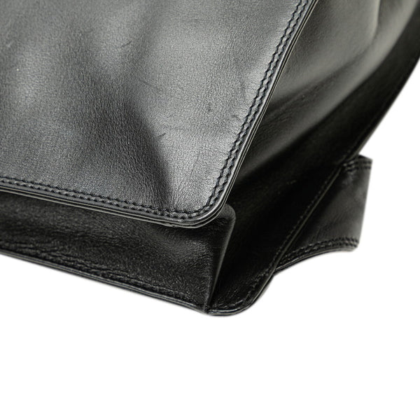 シャネル ココマーク リュック バックパック ブラック ラムスキン レディース CHANEL 【中古】