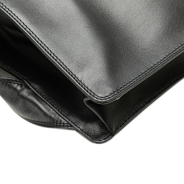 シャネル ココマーク リュック バックパック ブラック ラムスキン レディース CHANEL 【中古】