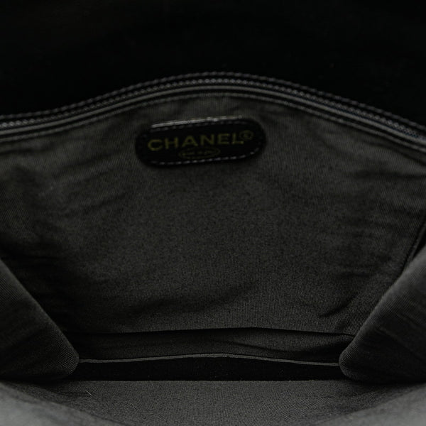 シャネル ココマーク リュック バックパック ブラック ラムスキン レディース CHANEL 【中古】