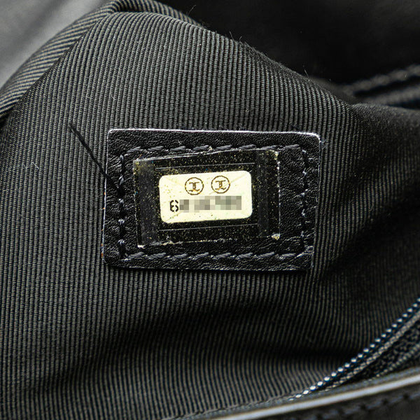 シャネル ココマーク リュック バックパック ブラック ラムスキン レディース CHANEL 【中古】