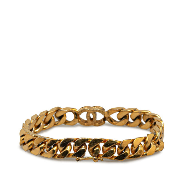 シャネル ココマーク 喜平 ブレスレット ゴールド メッキ レディース CHANEL 【中古】