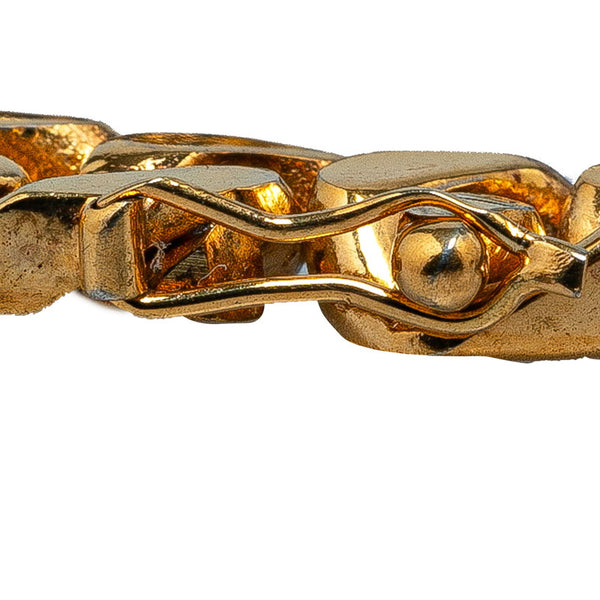 シャネル ココマーク 喜平 ブレスレット ゴールド メッキ レディース CHANEL 【中古】