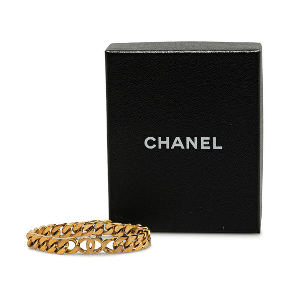 シャネル ココマーク 喜平 ブレスレット ゴールド メッキ レディース CHANEL 【中古】