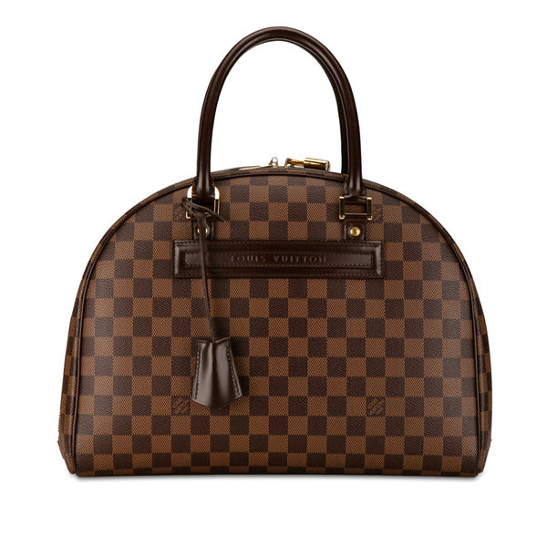 ルイ ヴィトン ダミエ ノリータ ハンドバッグ N41455 ブラウン PVC レザー レディース LOUIS VUITTON 【中古】