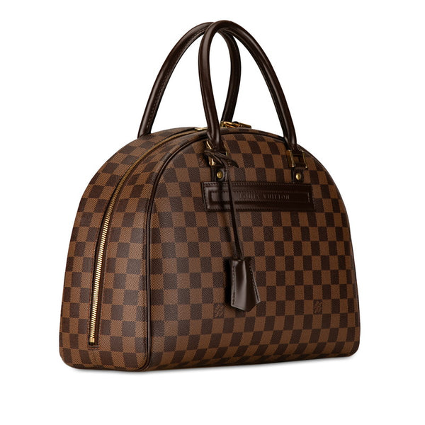 ルイ ヴィトン ダミエ ノリータ ハンドバッグ N41455 ブラウン PVC レザー レディース LOUIS VUITTON 【中古】