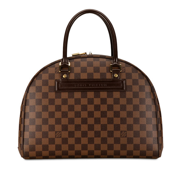ルイ ヴィトン ダミエ ノリータ ハンドバッグ N41455 ブラウン PVC レザー レディース LOUIS VUITTON 【中古】