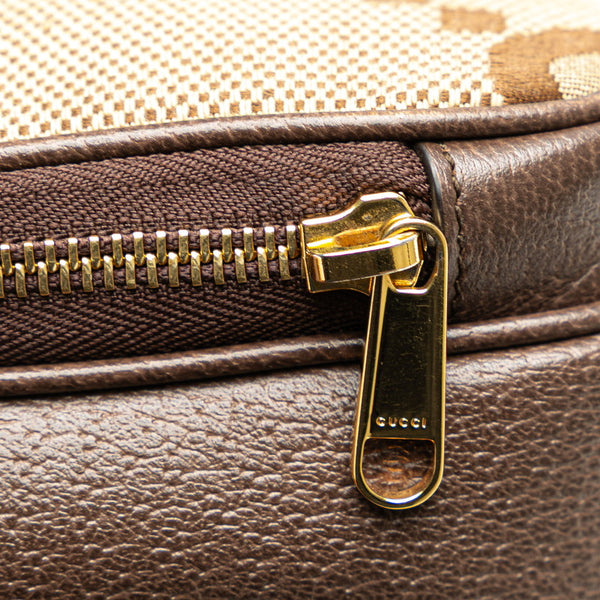 グッチ ジャンボGG ハンドバッグ ショルダーバッグ 2WAY 696072 ブラウン キャンバス レザー レディース GUCCI 【中古】