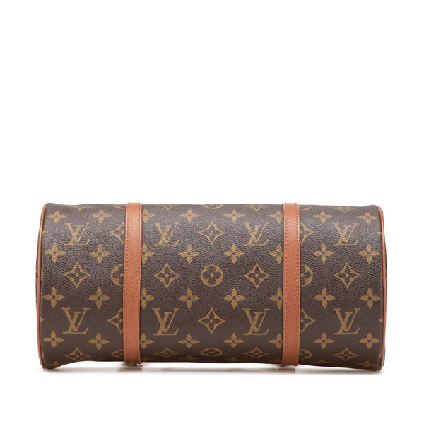 ルイ ヴィトン モノグラム パピヨンGM ハンドバッグ M51365 ブラウン PVC レザー レディース LOUIS VUITTON 【中古】