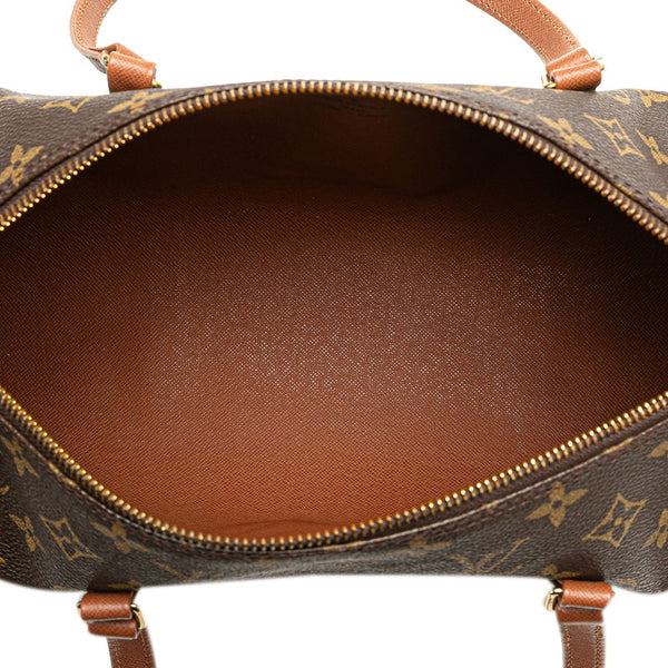 ルイ ヴィトン モノグラム パピヨンGM ハンドバッグ M51365 ブラウン PVC レザー レディース LOUIS VUITTON 【中古】