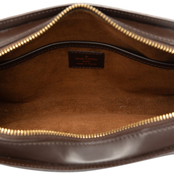 ルイ ヴィトン ダミエ サンルイ セカンドバッグ N51993 ブラウン PVC レザー レディース LOUIS VUITTON 【中古】