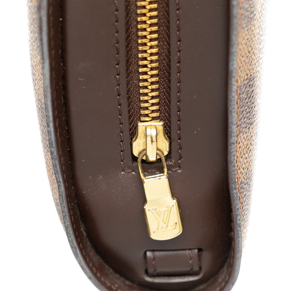 ルイ ヴィトン ダミエ サンルイ セカンドバッグ N51993 ブラウン PVC レザー レディース LOUIS VUITTON 【中古】