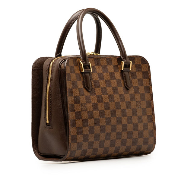 ルイ ヴィトン ダミエ トリアナ ハンドバッグ N51155 ブラウン PVC レザー レディース LOUIS VUITTON 【中古】