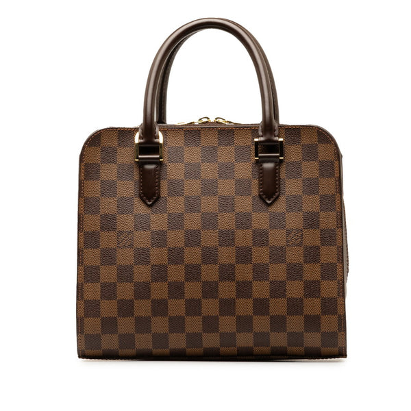 ルイ ヴィトン ダミエ トリアナ ハンドバッグ N51155 ブラウン PVC レザー レディース LOUIS VUITTON 【中古】