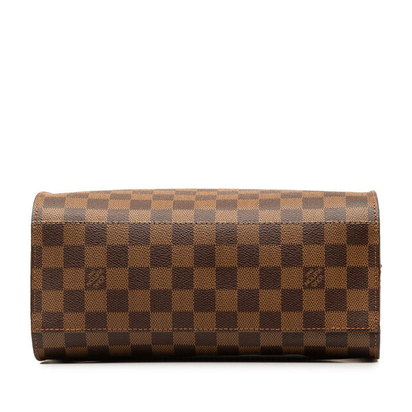 ルイ ヴィトン ダミエ トリアナ ハンドバッグ N51155 ブラウン PVC レザー レディース LOUIS VUITTON 【中古】