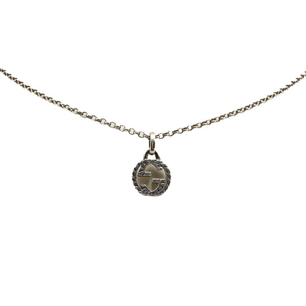 グッチ インターロッキングG ネックレス SV925 シルバー レディース GUCCI 【中古】
