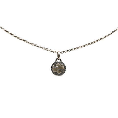 グッチ インターロッキングG ネックレス SV925 シルバー レディース GUCCI 【中古】