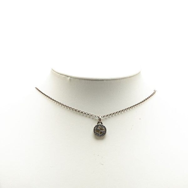 グッチ インターロッキングG ネックレス SV925 シルバー レディース GUCCI 【中古】