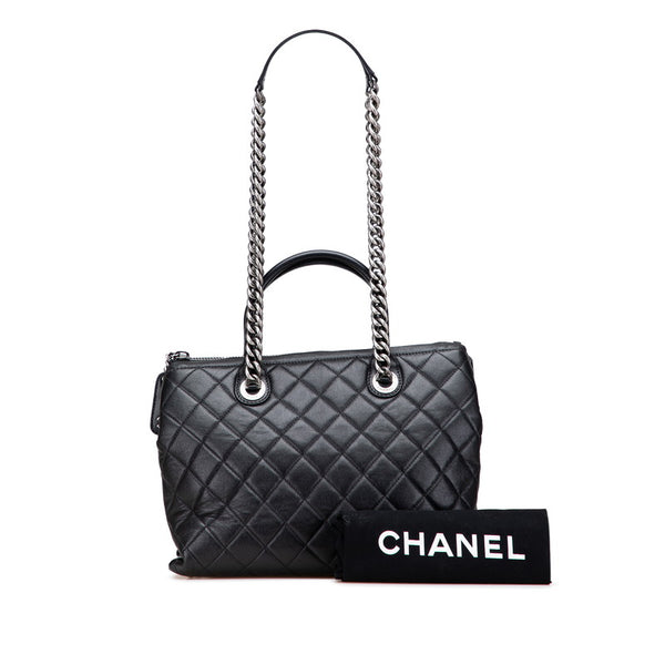 シャネル 31 RUE CAMBON ハンドバッグ チェーン ショルダーバッグ ブラック ラムスキン レディース CHANEL 【中古】
