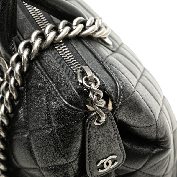 シャネル 31 RUE CAMBON ハンドバッグ チェーン ショルダーバッグ ブラック ラムスキン レディース CHANEL 【中古】