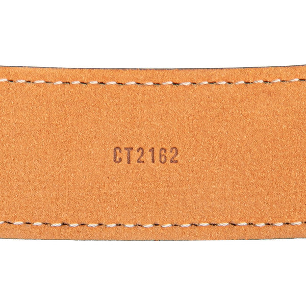 ルイ ヴィトン モノグラム サンチュール トリオ ベルト サイズ:85/34 M9745 ブラウン PVC レザー レディース LOUIS VUITTON 【中古】