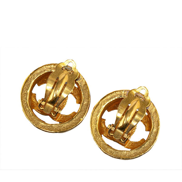 シャネル ヴィンテージ ココマーク イヤリング ゴールド メッキ レディース CHANEL 【中古】