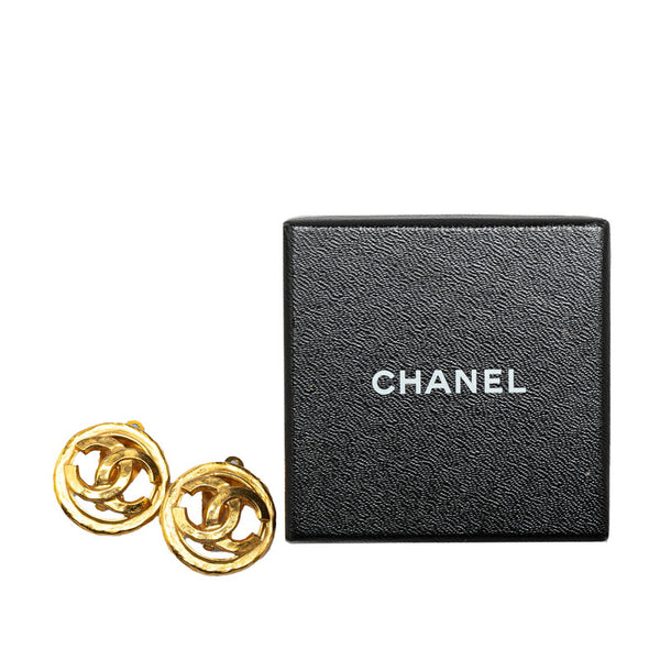 シャネル ヴィンテージ ココマーク イヤリング ゴールド メッキ レディース CHANEL 【中古】