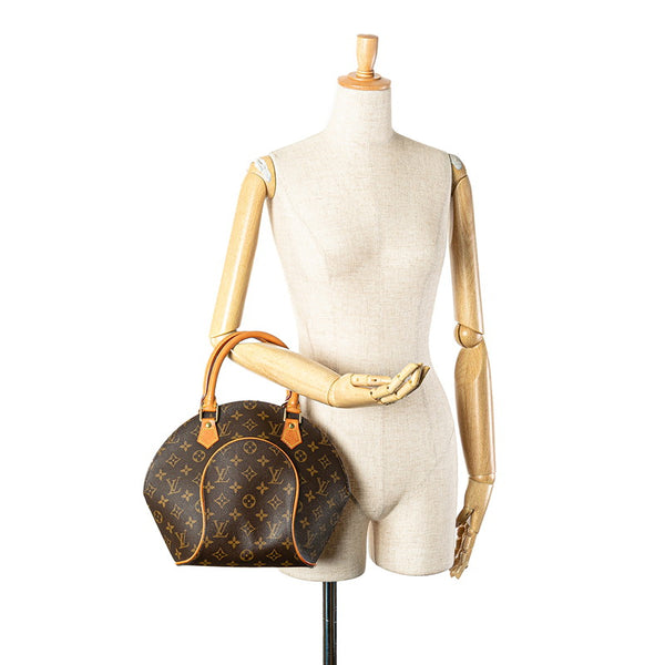 ルイ ヴィトン モノグラム エリプスPM ハンドバッグ M51127 ブラウン PVC レザー レディース LOUIS VUITTON 【中古】