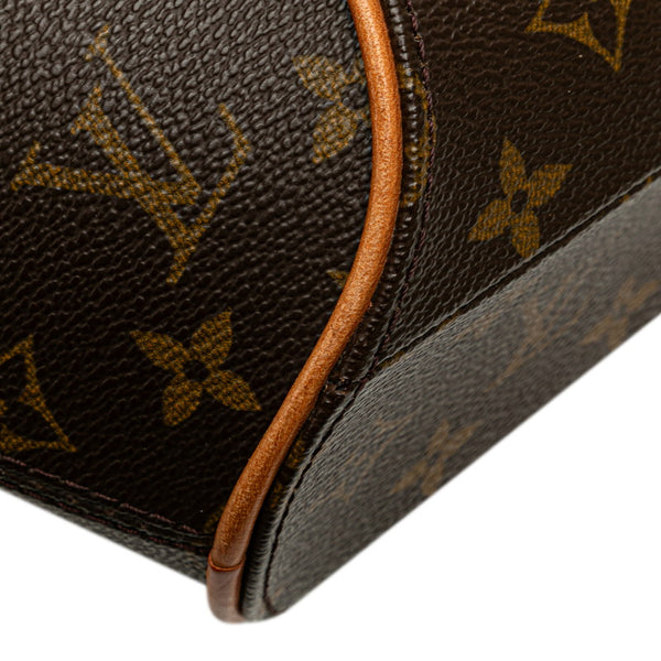 ルイ ヴィトン モノグラム エリプスPM ハンドバッグ M51127 ブラウン PVC レザー レディース LOUIS VUITTON 【中古】