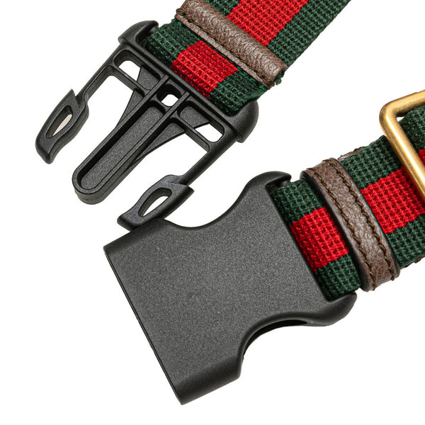 グッチ GGスプリーム ネオヴィンテージ キャットヘッド シェリーライン ボディバッグ ウエストバッグ 493930 ブラウン ベージュ PVC レザー メンズ GUCCI 【中古】