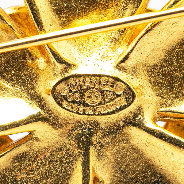 シャネル ココマーク ブローチ ゴールド メッキ レディース CHANEL 【中古】