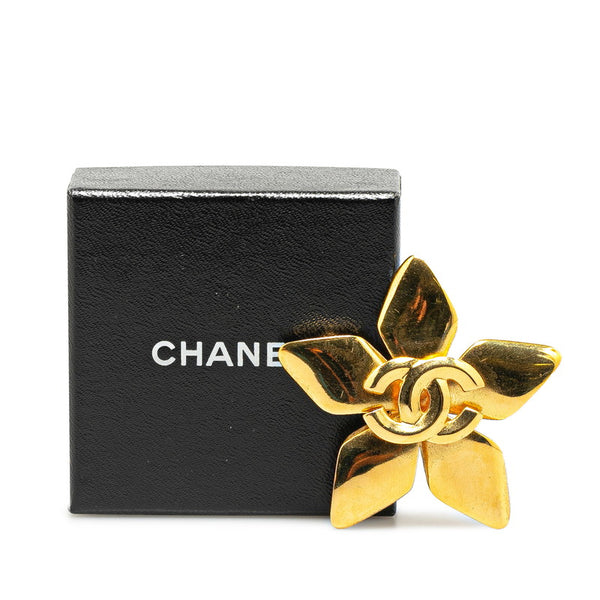 シャネル ココマーク ブローチ ゴールド メッキ レディース CHANEL 【中古】