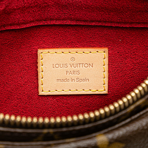 ルイ ヴィトン モノグラム ヴィバシテPM ショルダーバッグ M51165 ブラウン PVC レザー レディース LOUIS VUITTON 【中古】