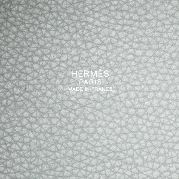 エルメス ピコタンロックPM ハンドバッグ グリペール ライトグレー トリヨンクレマンス レディース HERMES 【中古】