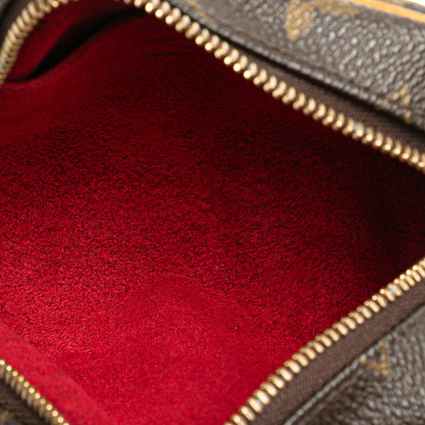 ルイ ヴィトン モノグラム トゥルース ワピティ ポーチ M58030 ブラウン PVC レザー レディース LOUIS VUITTON 【中古】